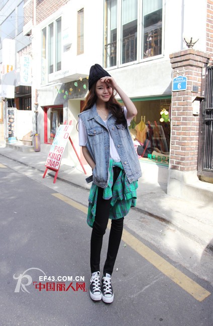 早春牛仔单品来帮忙 清新文艺范儿记录动人瞬间