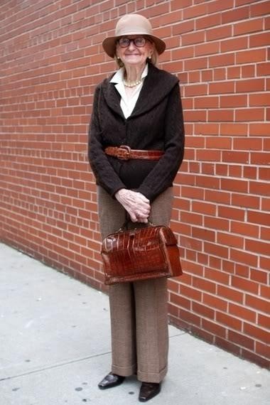 越熟越美丽 奶奶级潮人街拍演绎夕阳红