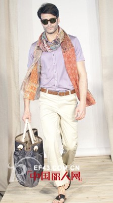 路易蓝帝品牌男装  围巾的商务休闲风