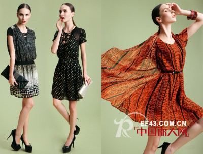 奕色女装带来欧美简约时尚,2013春夏新品