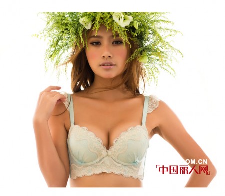 歌瑞尔内衣春季新款 清新淡雅绿抒发浪漫情怀