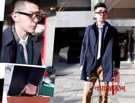 商务男的心机着装  时髦复古单品巧利用