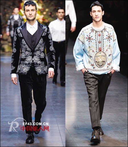 2014秋冬男装系列设计趋势 演绎男人双面性
