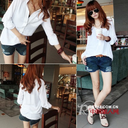 衣橱必备白衬衫 MM教你早春如何搭