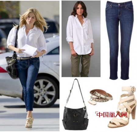 衣橱必备白衬衫 MM教你早春如何搭