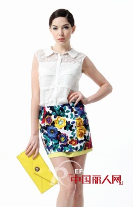 爱梅尼特女装2013春夏新款 亮色系让你赚足眼球