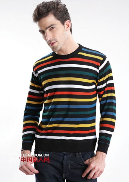 艾梅尼特旗下男装品牌MENSWEAR打造初春靓丽针织衫