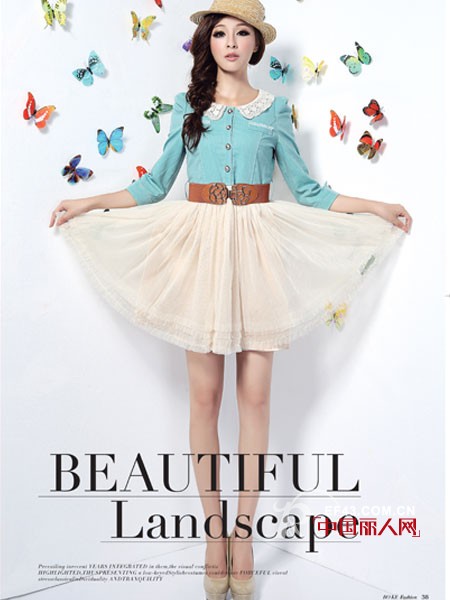 帛珂女装2013春夏款 清新马卡龙闪亮登场