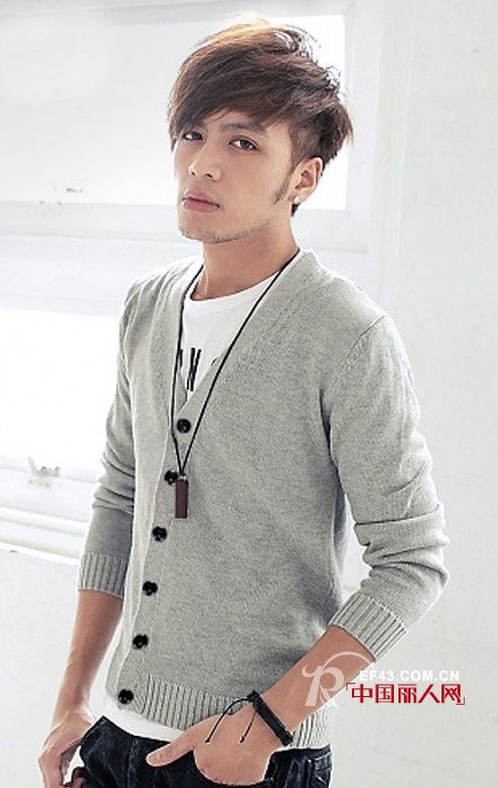 毛衣or针织衫潮男的儒雅气质