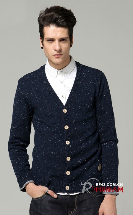 毛衣or针织衫潮男的儒雅气质