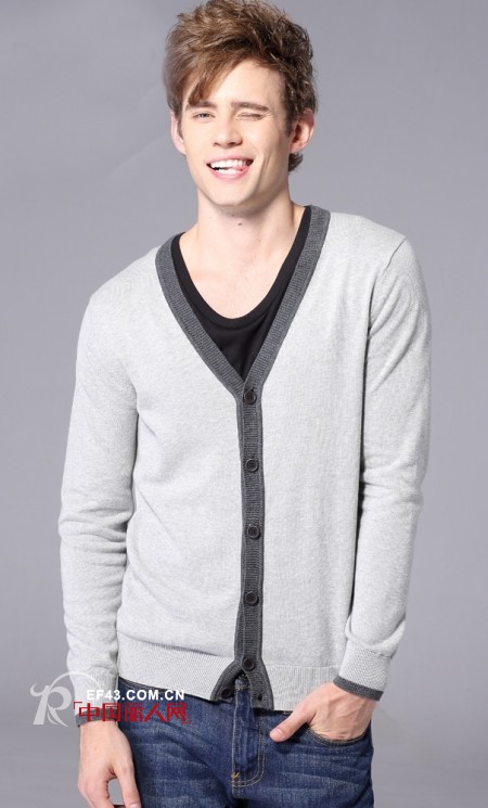毛衣or针织衫潮男的儒雅气质