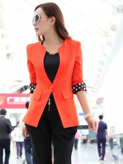 女西装,春秋这样穿