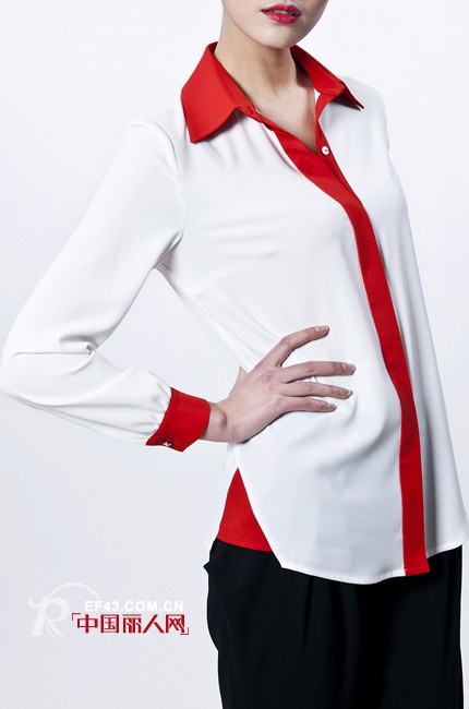 白领white collar女装大胆拼接  让自信与您随身而行