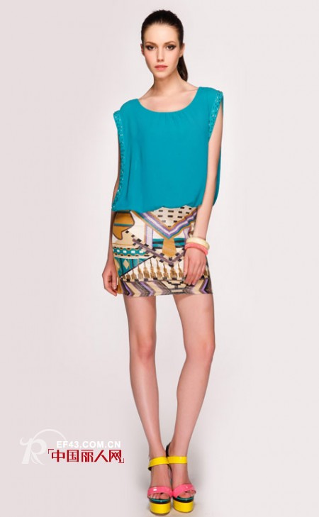 VERO MODA女装2013春夏款 惹眼荧光闪耀你双眼