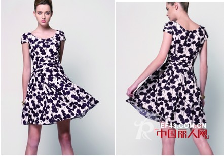 玖姿时尚女装2013年春夏精美修身连衣裙系列