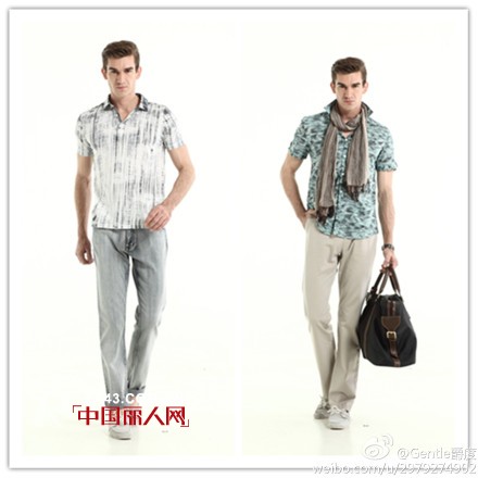 2013爵度春装新搭法,撬动男人完美身躯