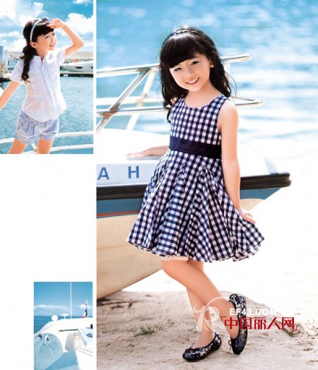 米芝儿时尚童装 高贵钻石蓝打造海洋之心