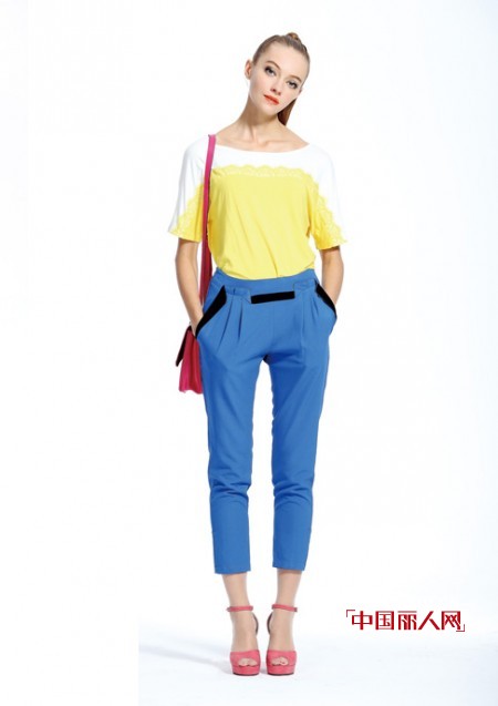 艾梅尼特2013春夏款 玩转拼接撞色最吸睛