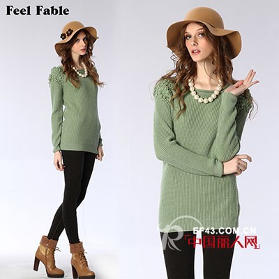 感寓女装2013新款 早春针织让Look不再单一