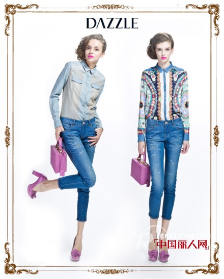 DAZZLE黛若潮流品牌女装  品味时尚尖端的拼接气息