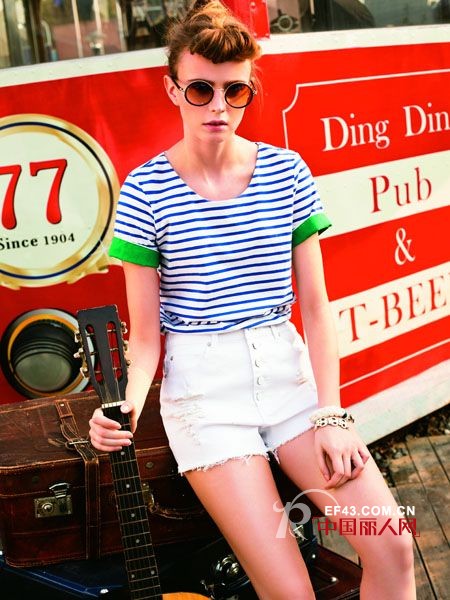 Banana CiCi女装 条纹海军风酷帅来袭