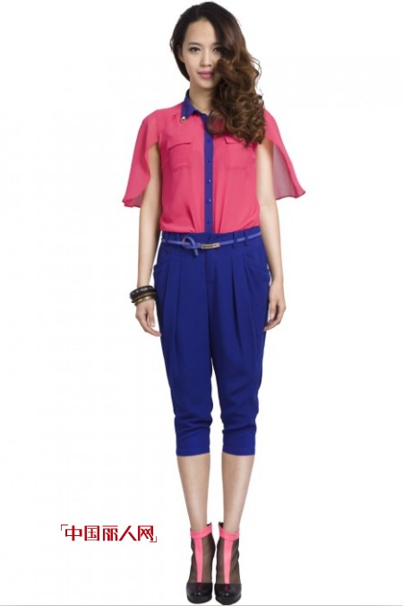 雪凡妮女装2013夏季 至IN果昔色打造清新甜美风