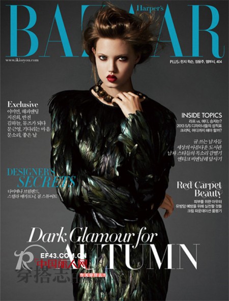 小猪脸超模GUCCI奢华大片 雍容典雅哥特风十足