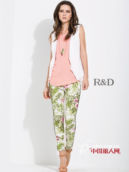 R&D女装2013春夏 田园风印花变身花仙子