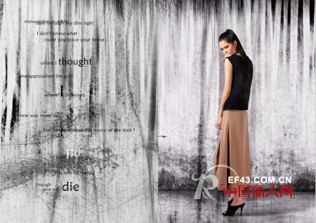 经典时尚女装品牌黑与白2013年春夏新品发布