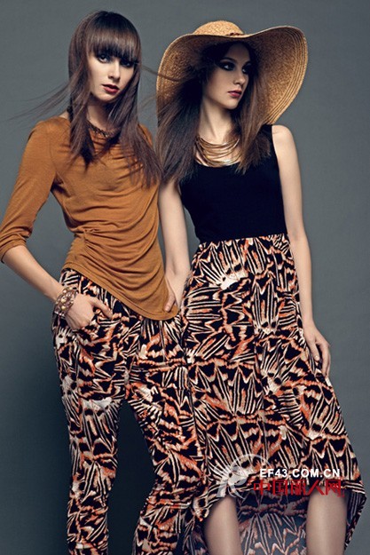 欧兰卡品牌女装2013春夏新品LOOKBOOK