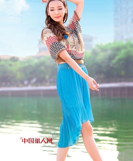 淑女心情女装 2013春夏新款演绎清新靓丽流行色