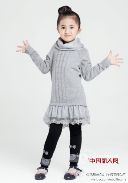 爱朵儿时尚女童毛衣  打造缤纷可爱春季