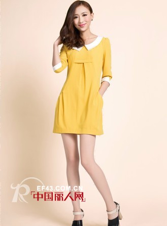 储恋女装明黄色单品  初夏抢镜第一棒