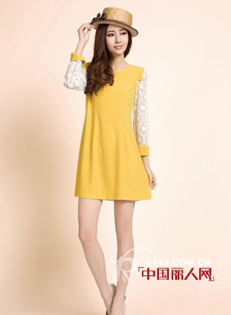储恋女装明黄色单品  初夏抢镜第一棒