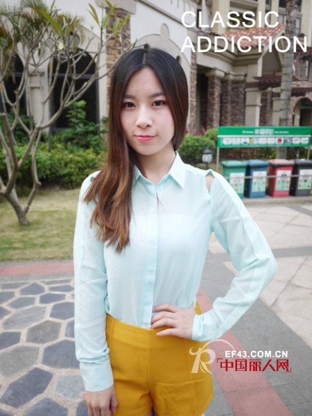 春夏雪纺不能少 清新美女教你穿出轻盈感