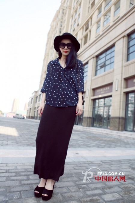 春夏雪纺不能少 清新美女教你穿出轻盈感