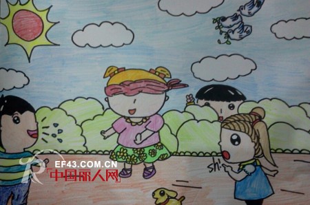 卡琪屋“走出春天的感觉”少儿绘画大赛优秀作品层出不穷