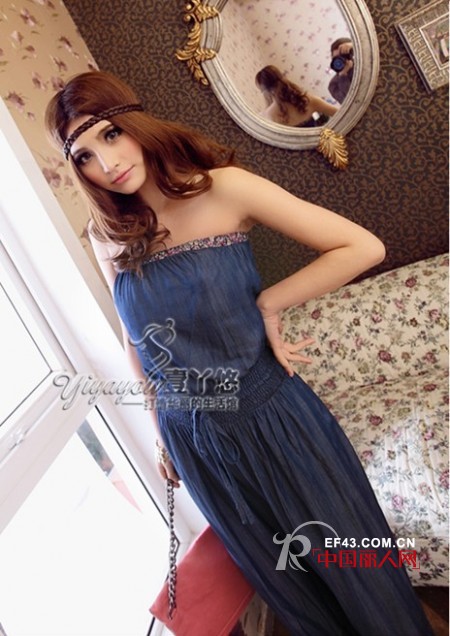 LAUCHOE品牌女装 单宁牛仔帅气又性感