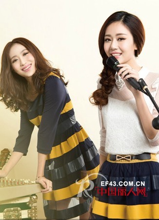 储恋女装黑黄色拼接 打造精致明亮的时尚女王