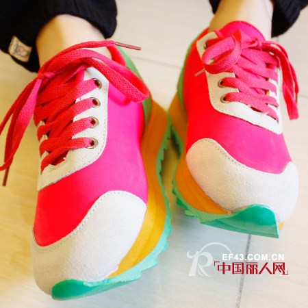 多彩糖果色春鞋 踏春吸睛最佳单品