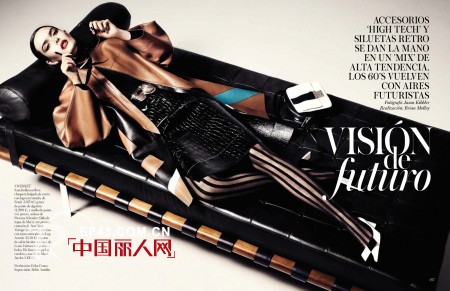 模特Sam Rollinson为Elle西班牙版5月刊拍时尚大片