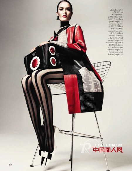 模特Sam Rollinson为Elle西班牙版5月刊拍时尚大片