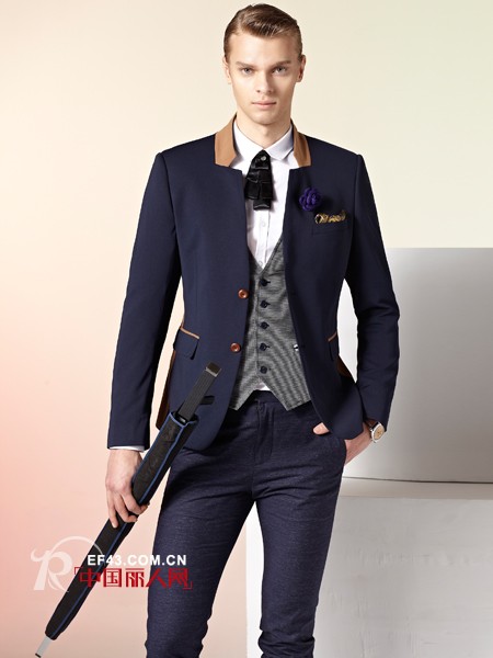 杰尼轩诗多彩休闲西装 教您打造花样美男