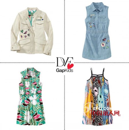 Gap携手DVF推出时尚童装　4月25日准时发售
