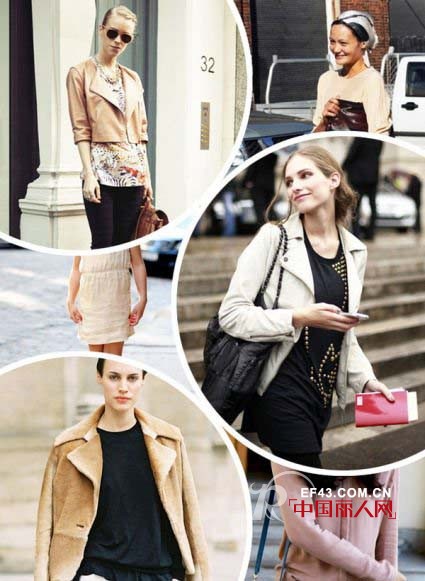 用春夏裸色打造阳光治愈系美人儿