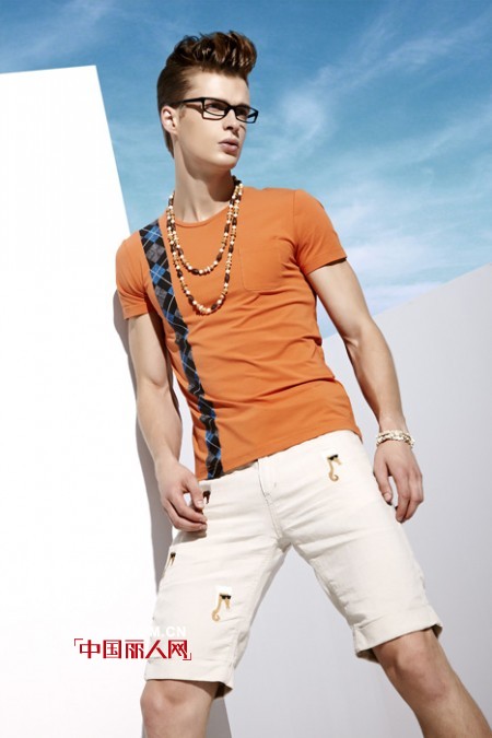 依米奴男装2013夏装新款 打造阳光型男