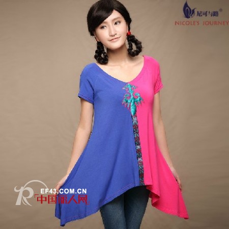 尼可与路夏装新款上市 刮起最炫名族风