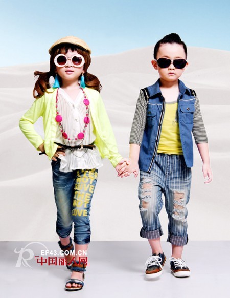 “中阁娃娃”童装春夏牛仔系列新品横扫街头