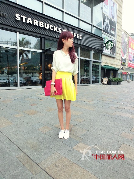 甜美糖果色甜腻你的2013春夏衣橱