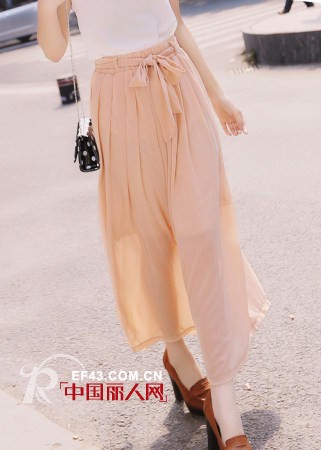 半身长裙绽放极致的仙美